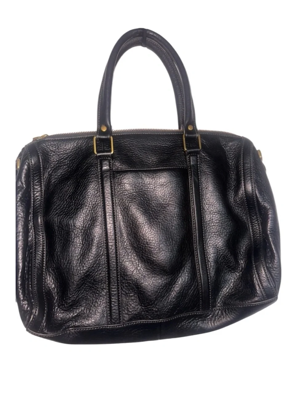 RARE Fossil Kendall Satchel Large Leather Purse Speedy Bag